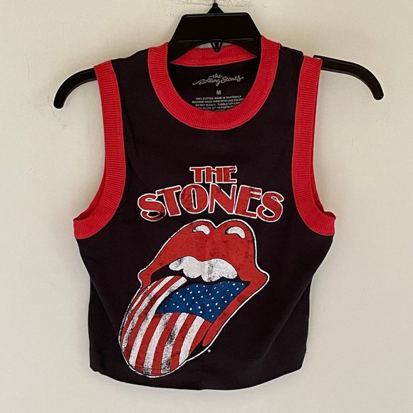 the Rolling Stones | Tops | Rolling Stones Flag Tongue Ringer Tank ...